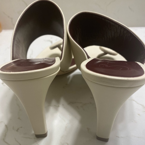 STAUD Luna Square Toe Leather Mules - Picture 6 of 8